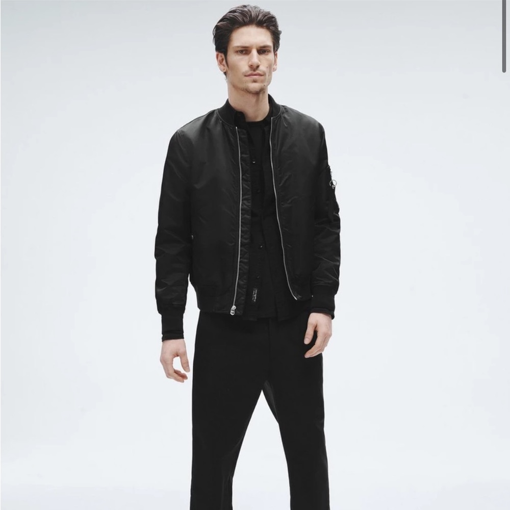 New Rag & Bone Manston Recycled Nylon Bomber Size Medium